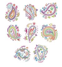 Paisley Doodles 2 Machine Embroidery Designs by JuJu2