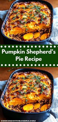 Looking for a savory pumpkin recipe? This Pumpkin Shepherd’s Pie Recipe offers a comforting meal, combining pumpkin with savory elements. It’s perfect for dinner ideas and pairs well with lunch recipes too!