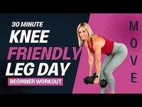 30 Minute Beginner Knee Friendly Leg Day | No Squats, No Lunges! - YouTube