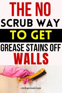 How To Clean Grease Off Walls