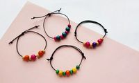 How to Make Beaded Bracelets with Adjustable Cord (2 Ways) 1