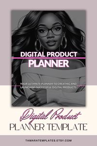 Your ultimate guide to creating and launching successful digital products! 🚀 This Canva editable planner is packed with tools and templates to help you brainstorm, organize, and execute your digital product ideas seamlessly. 

Plus, it comes with PLR (Private Label Rights) and MRR (Master Resell Rights), so you can use it, customize it, and even resell it! Perfect for entrepreneurs looking to dive into the world of selling digital products. 

🌟 Download the planner and start your journey today!