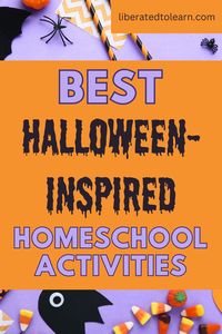 If you’re looking for some fun Halloween-inspired homeschool activities this spooky season, these are for you!