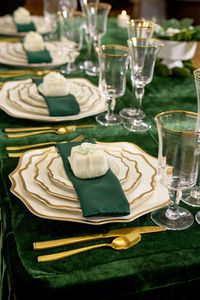 "Emerald green napkins.  Choices of 3 Fabrics, Cotton/Poly, Matte Satin and Velvet -  wrinkle and stain free.  Easy to clean.  Please choose from the drop-down menu.   20\"x20\"  Edge: Hemmed #photo 1 & 2  - Cotton/Polyester matte look and feel #photo 3 - Matte silk satin,slight sheen  # Photo 4 - Velvet - rich jewel tone #Photo 5 - all fabrics in one photo Care Instruction: Machine wash in cool water and dry on low- medium tumble. Iron or steam on med-high heat. Pls contact me for fabric close