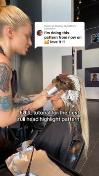 The video that got me 1 Million on TikTok! Here is a full step by step for the most in-depth tutorial yet! 😘 Follow me on TikTok @brookecolours for more in-depth education! #fullheadhighlights #highlighttutorial #hairstylisteducation