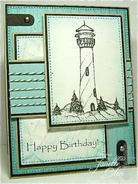 I love the layout of this card and the colours used. It's a wonderful masculine card, but this could be adapted for so many other cards too.