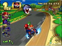 Mario Kart: Double Dash!!, the only mario kart game that you can use 2 characters