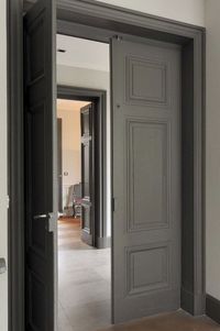 Dark Internal Doors - this one has frames in same colour, others have door frame in white/wall colour