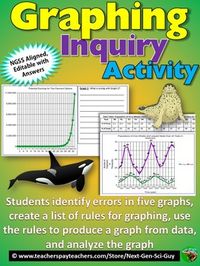 Graphing Inquiry Activity: NGSS Graphing and... by Next Gen Sci Guy | Teachers Pay Teachers