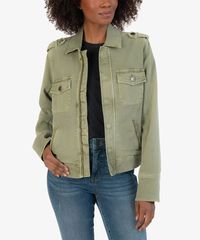 Amanda Utility Jacket (Olive) - Kut from the Kloth