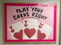 valentines bulletin board idea texas tech