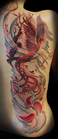 50 Beautiful Phoenix Tattoo Designs | Showcase of Art