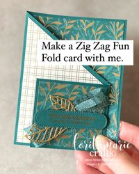 I love how you can just change a few cuts and folds on a card and turn it into something really special!💌 This card features the new and amazing Regal Distressed Specialty Paper from Stampin’ Up!. I am just loving the combo of Gold & Pretty Peacock right now and am using it on all my Fall projects! Why not save this card idea for when you want to make something a little fancy and share it with your crafty friends!💛 If you want more details on this card, it’s over on my website https://www....