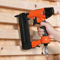 Product Description: Multifunctional 2-in-1 pneumatic nail gun】 ValueMax Pneumatic brad nailer is suitable for 2-5/8inch (15mm-50mm) nails and 1-5/8inch (15mm-40mm) staples to meet your different nail needs. It can be used for home decoration, wooden furniture DIY, staircase DIY, pet house DIY, etc. 【Pneumatic and efficient operation】 The 2-in-1 pneumatic nail gun has a large shooting force, a fast burst speed, and no damage to the wood surface. It is suitable for various materials such as PVC s