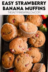 Strawberry Banana Muffins