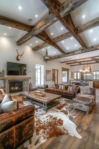 Rustic Meets Modern: 29 Farmhouse Living Room Ideas