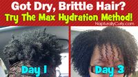 Results of using Max Hydration Method on Type 4 Hair http://napturallycurly.com/2014/07/maximum-hydration-method/