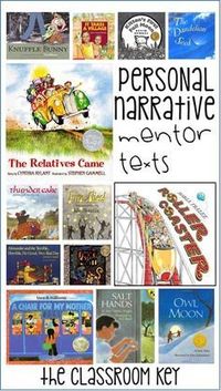 Where to start with personal narrative writing- using mentor texts, helpful for teaching writing in first, second, or third grade #teachingwriting #personalnarrative #firstgrade #secondgrade #thirdgrade