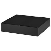 VARDÖ Underbed storage box, black, 25 5/8x27 1/2" - IKEA