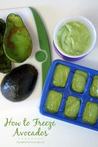 How to Freeze Avocados to use later. | DessertNowDinnerLater.com #howto #foodhack #tipsandtricks