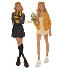 🌼 krill 🌼 on Instagram: “[BLACKPINK as their Hogwarts Houses] Rosé, Year 6 Hufflepuff 🌻 Favorite subjects: Herbology and Care for Magical Creatures…”