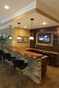 Basement bar