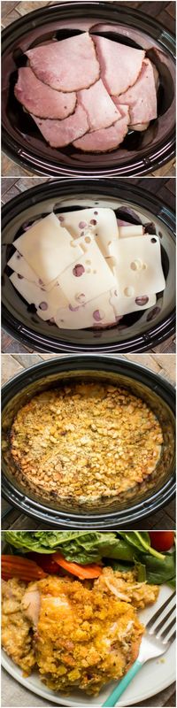 Slow Cooker Chicken Cordon Bleu