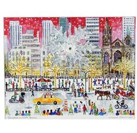 Michael Storrings Christmas on Fifth Ave Print, 11" x 14"