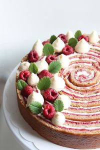 ROLL CAKE VANILLE FRAMBOISE recette