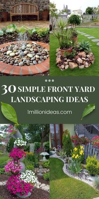 If you are planning to create a warm and welcoming impression, the front yard of your home is the place you should begin. With these simple front yard landscaping ideas today, you’ll be able to easily express yourself and your place in a fun way. In addition, your house and its front yard is usually a stranger’s first impression of you. Just design some simple steps like featuring some more flowers, plants, rocks, stones, and more, you can make your front yard look friendlier.