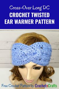 Crochet Twisted Ear Warmer Pattern - CrochetNCrafts