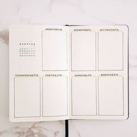 Simple easy and uncluttered spread the ideas for Bullet journaling + January Plan with me | My Inner Creative #minimalist #minimalbujo #bulletjournal #unclutteredbujo #simpleart