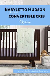 Babyletto Hudson 3-in-1 convertible crib Review Find out everything about this beautiful modern crib in our extended review. Babyletto Hudson is a 3-in-1 convertible crib. It can convert into a toddler bed and daybed. The toddler guardrail is included in the package. It is a perfect choice for modern families. It grows with your child! #babycrib #cribreview #convertiblecrib #modernnursery #baby