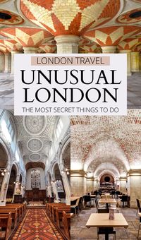 Lover of unusual things to do in London? From some of the most secret places in London to church ruins and the most instagrammable shop in London, you'll find here all the most unusual places to visit in London the first time, the second, the tenth, or if you're living in London! free things to do in london | visiting london for the first time | hidden places in london | hidden gems in london | pretty neighborhoods london | posh areas of london | london travel guide | london travel bucket list