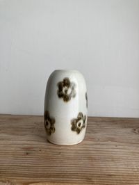 Painted Flower Ceramic Bud Vase - Etsy