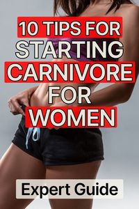 Changing to a meat-eater’s way of life may not be easy for everyone. So, it’s necessary to start with enough knowledge to avoid health problems. Here are the most important general points you need to know before going on a female Carnivore diet.