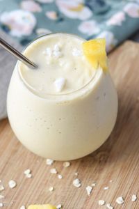 Pina Colada Breakfast Smoothie - Meal Plan Addict