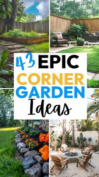 43 Corner Garden Ideas for the Backyard: Upgrade Your Outdoor Space - Sponge Hacks