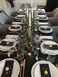 50+ Elegantly Stylish New Years Eve Table Setting Ideas - HubPages