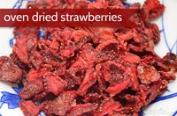 oven dried strawberries