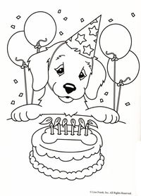 Puppy coloring page for kids 2019 - Tipss und Vorlagen