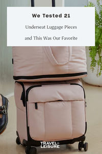 The best underseat luggage lets you use the most in-flight space possible without piling on fees. Our travel experts tested 21 to find the top options. Click to shop now! We may receive compensation if you click on our links. #luggage #travel #carryon #packing