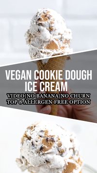 Vegan Cookie Dough Ice Cream