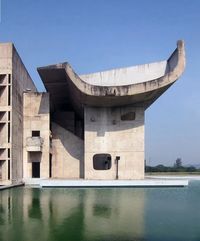 Palace of the Assembly in Chandigarh by Le Corbusier | ArchEyes