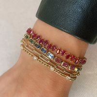 You can never have enough bracelets, and neither can I! I love mixing textures, styles, and colors to create a look all my own. Available in 14k yellow, rose, or white gold .22ctw diamonds Diamond and high polish alternating links Measures 7" in length By Curated by AB