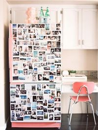 Cover your #college #apartment #fridge with Polaroid photos of your best and most fun college experiences so far!