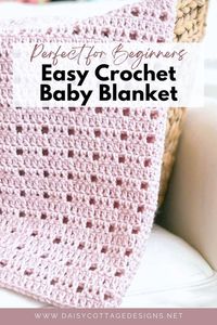 Get your crochet hooks and yarn ready! We've got the most delightful FREE Easy Crochet Baby Blanket pattern that's perfect for beginners. With easy to follow instructions and a fun tutorial video, you'll be crafting the most adorable baby shower gift in no time. This pattern is not only beginner-friendly, but also free! Say goodbye to store-bought gifts and start creating something special today.