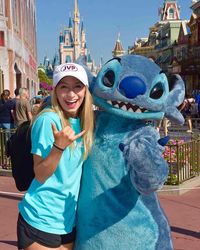 Hang loose with Stitch on Main Street USA in Magic Kingdom!