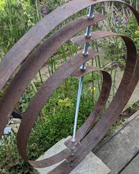 Whiskey Barrel Hoop Garden Art - Folksy