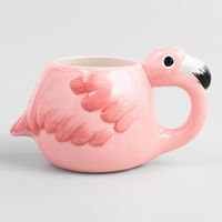 Pink Flamingo Figure Mug by World Market